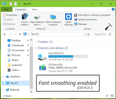How to Enable Or Disable Font Smoothing in Windows 10 - Windows Basics