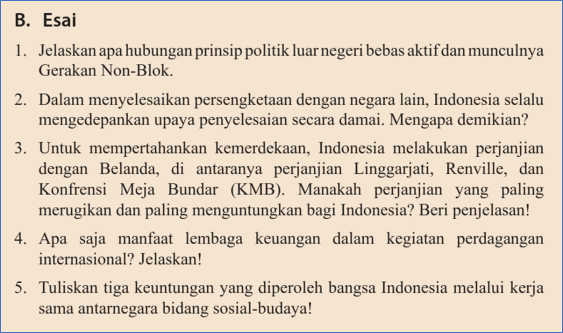 Jelaskan Arti Politik Luar Negeri Yang Bebas Dan Aktif