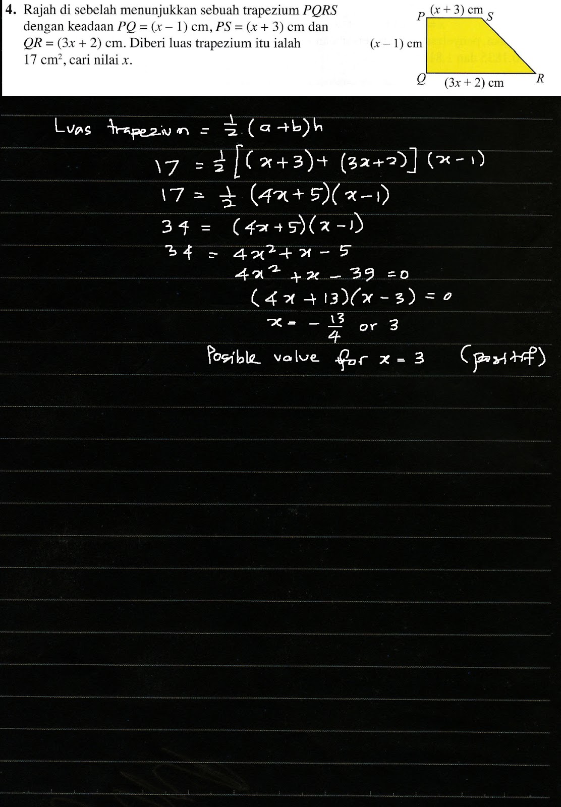 Latih Diri 2.1 Q4 Bab 2 Fungsi Kuadratik Tingkatan 4 Add Math