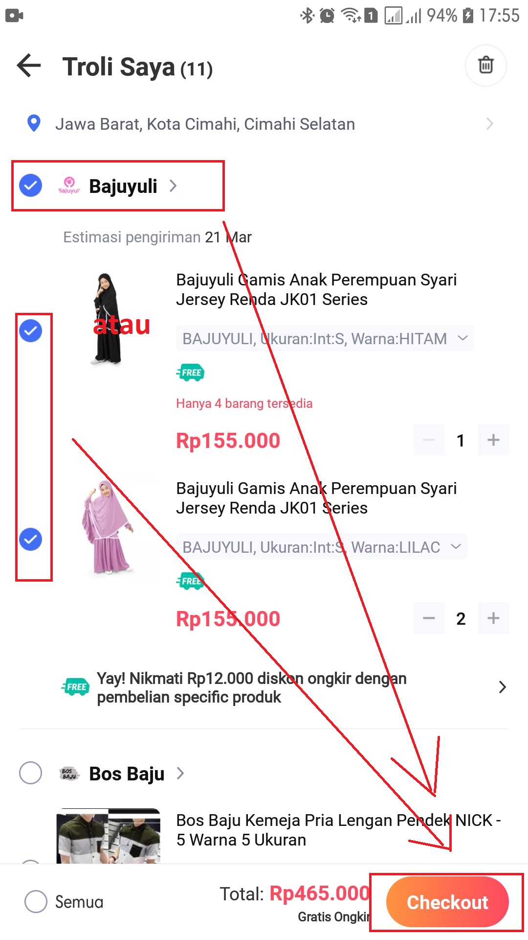 Cara Membeli Dua Produk Beda Warna Di Lazada Tutorial Di Lazada