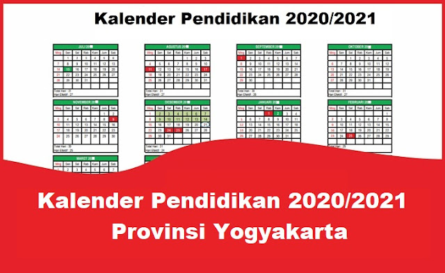 Kalender Pendidikan 2020/2021 Provinsi Yogyakarta Kalender Pendidikan 2020/2021 Provinsi Yogyakarta