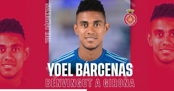 Oficial: Girona, firma cedido Yoel Bárcenas