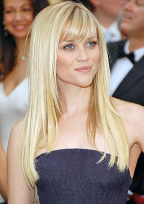 Reese Witherspoon long straight blonde hairstyles