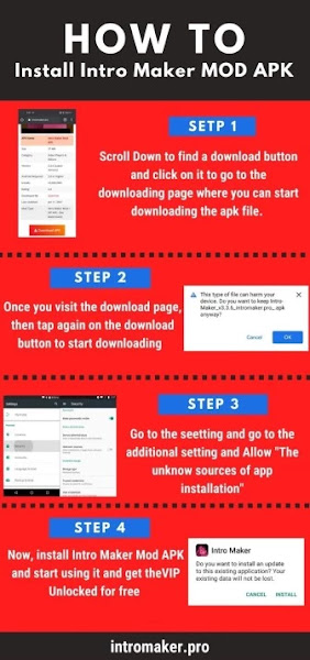 Install Intro Maker Mod APK