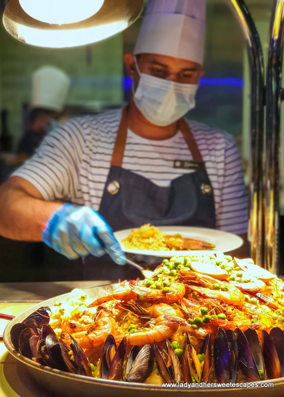 Seafood Paella in Medley Pullman Dubai