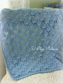 Blue Lace Baby Blanket Pattern