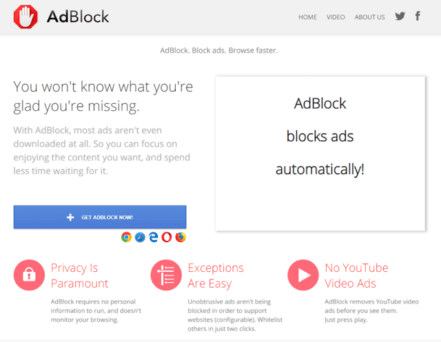 adblock chrome extension