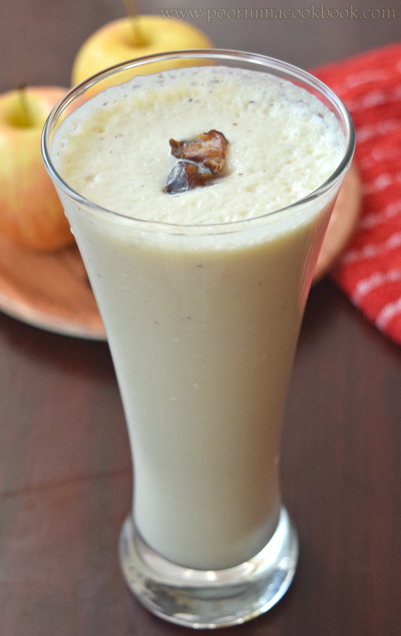 Poornima's Cook Book Apple Dates Milkshake
