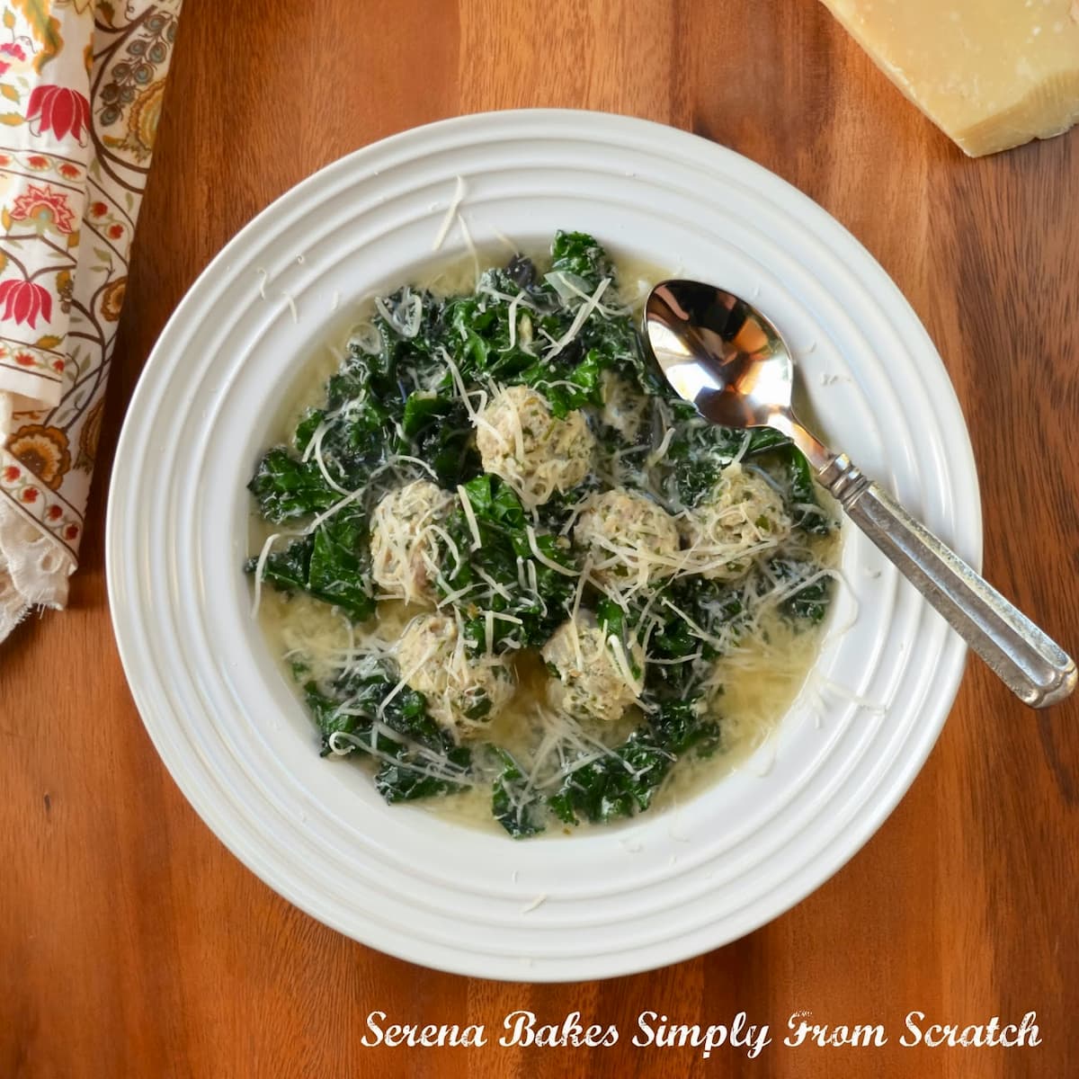 Italian Wedding Soup With Meatballs Serena Bakes Simply From Scratch