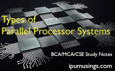 BCA/MCA - Types of Parallel Processor Systems (Computer Architecture) BCA-Semester-3 (#ggsipu)(#bcaNotes)(#mcaNotes)(#ipumusings)