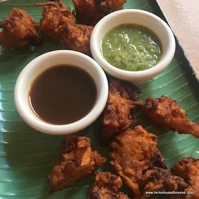 pakoras at Delhi Diner in Albany, California