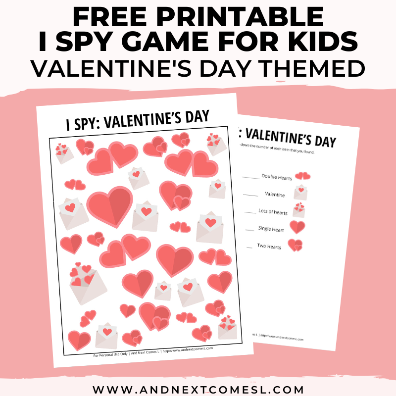 Valentine s Day I Spy Game Free Printable For Kids And Next Comes L Valentine s Day I Spy Game Free Printable For Kids And Next Comes L