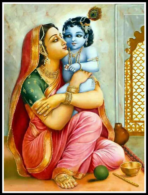 krishna yashoda images