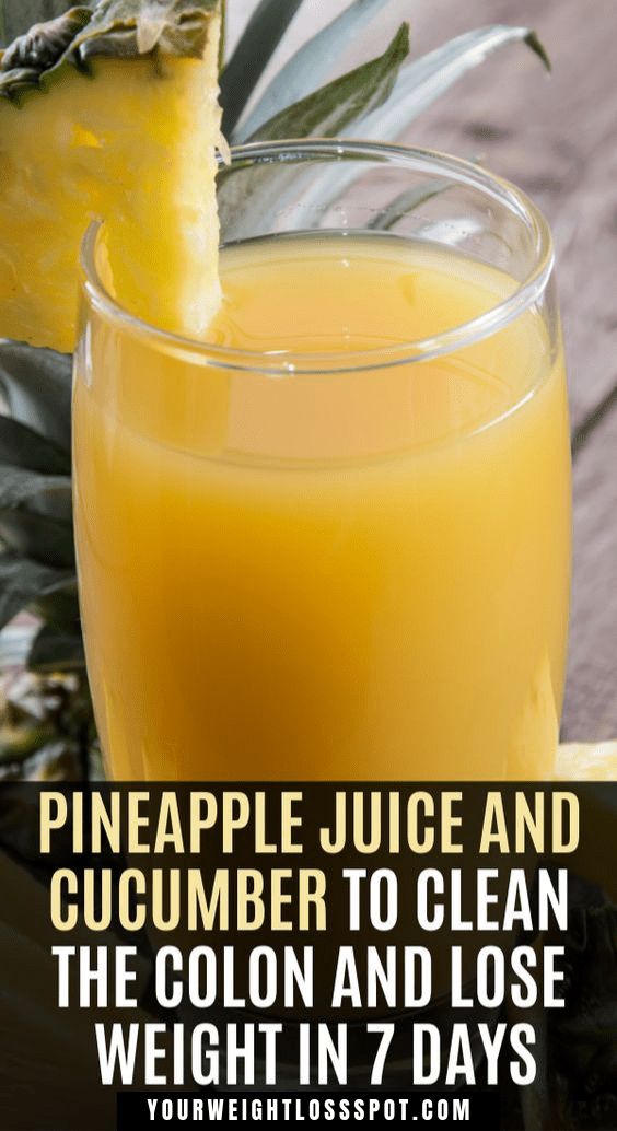 Pineapple Juice And Cucumber To Clean The Colon And Lose Weight In 7 Days