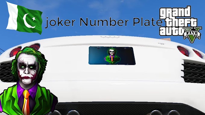joker Number Plate In Gta 5 Real Life Mod 2020 By ALL TUTORIAL