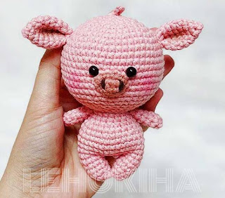 PATRON GRATIS CERDO AMIGURUMI 40895