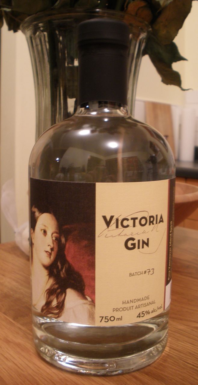 the half cut cook Victoria Gin