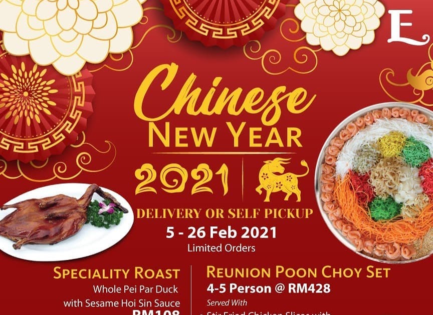 Chinese New Year Takeaways by Eastin Hotel, Penang.