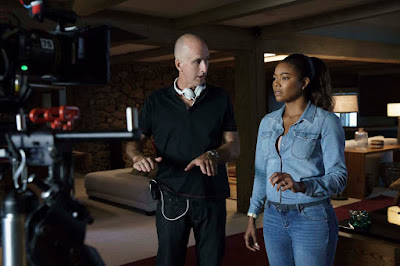 Breaking In (2018) Gabrielle Union and James McTeigue Set Photo 1