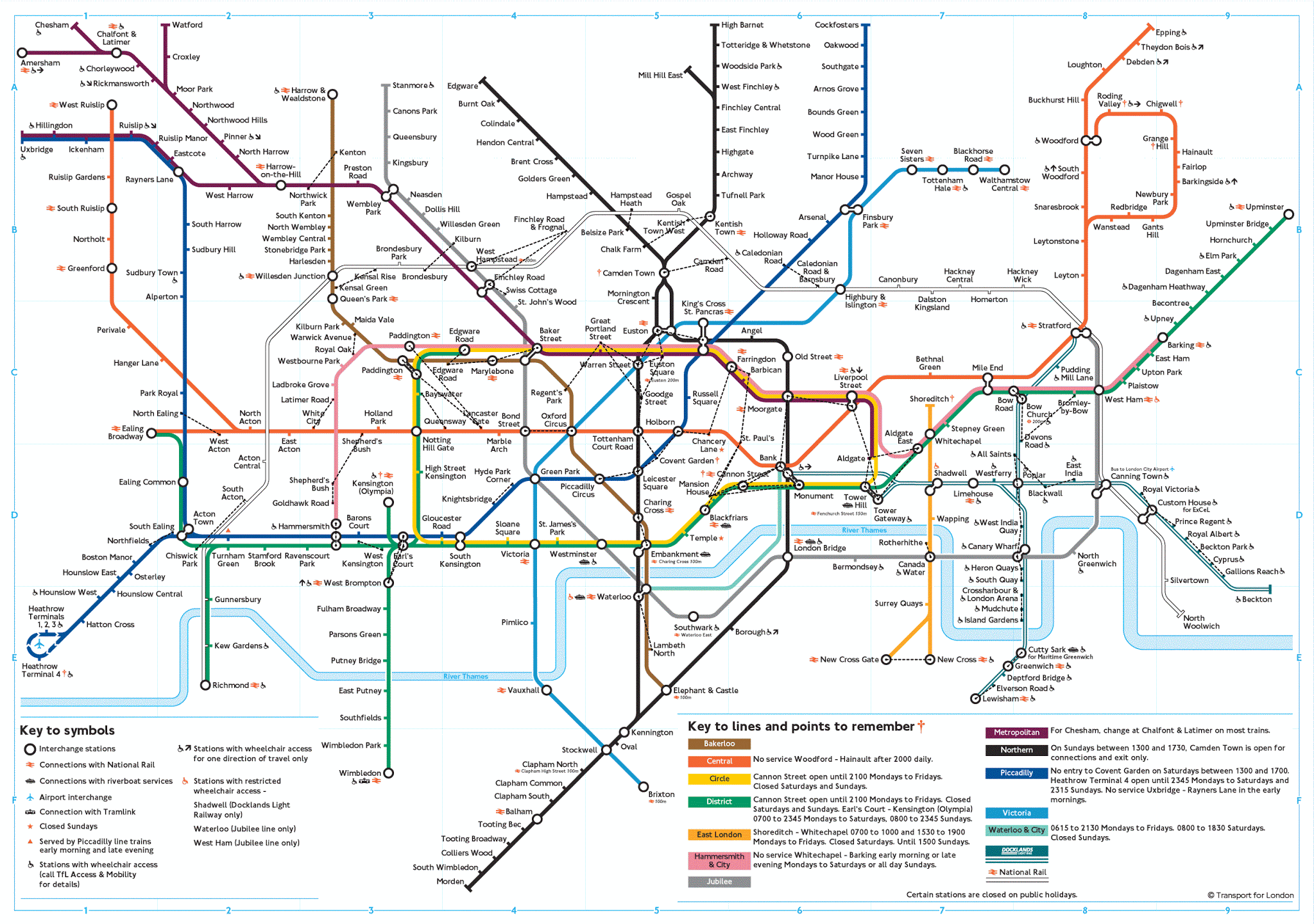 Map Of London Underground Lines