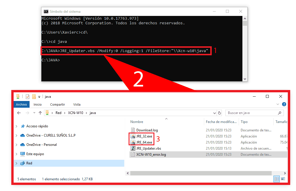 Pantallazos.es Windows Automatizar actualización de Java. (Descarga)