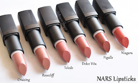 Nars Semi Matte Lipstick Pigalle Swatch Review