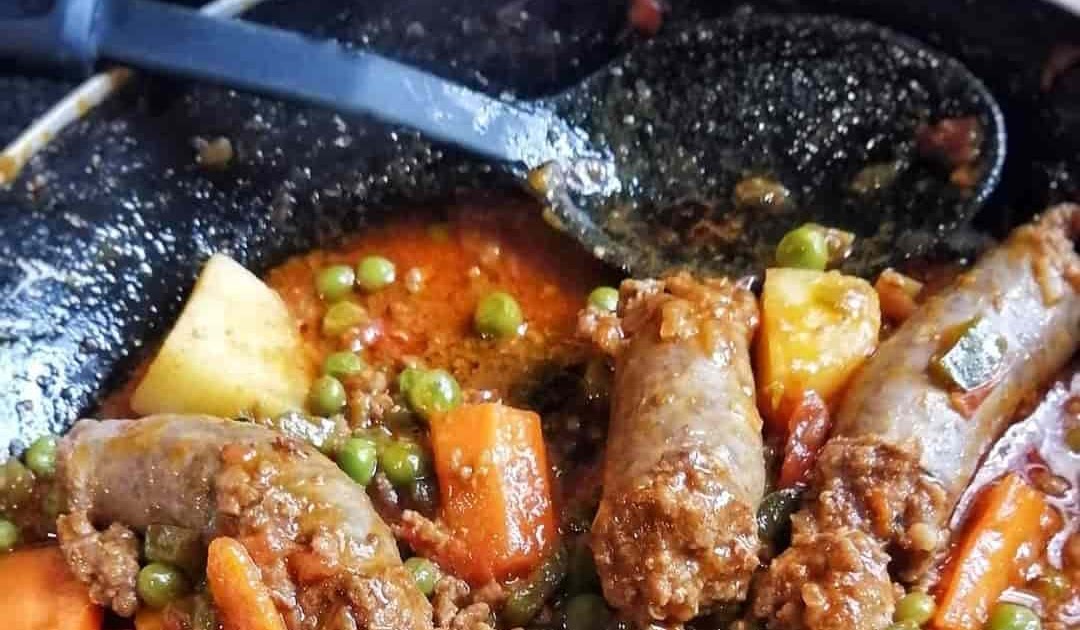 Simple yet delicious wors stew