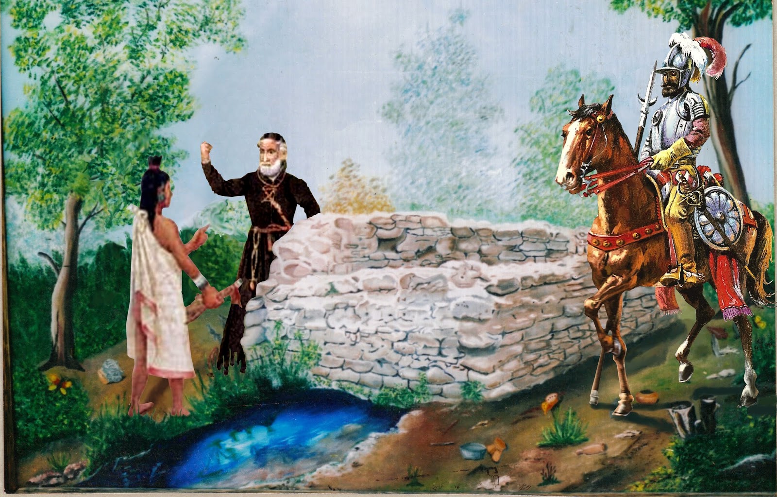 Rioverdesegunyo Conquista Española, La fundación de