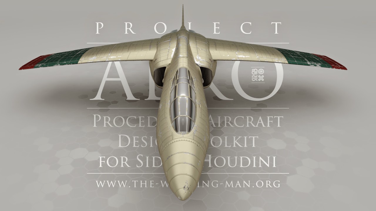 Project Aero: Procedural Aircraft Design Toolkit for SideFX Houdini