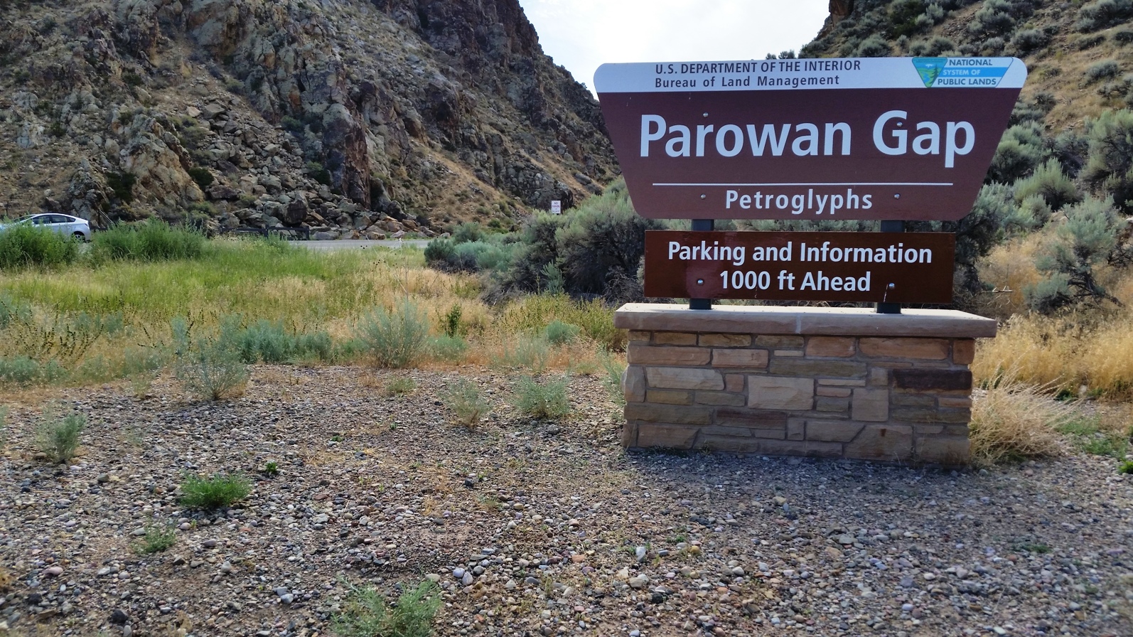 My Own 100 Hikes Hike 2016.038A Parowan Gap, Utah