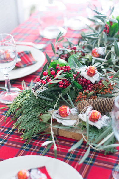 Centro de Mesa Navidad con bombones Lindor