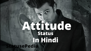 Attitude Status In Hindi