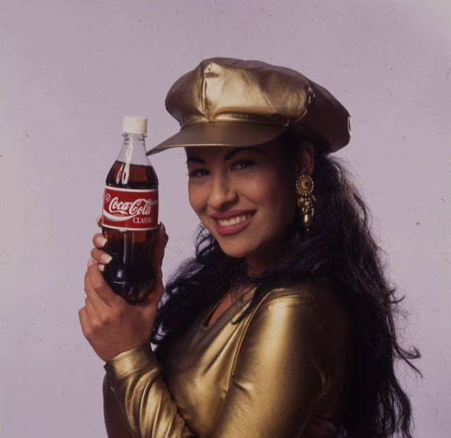 Pictures of Selena Photographed by Al Rendon For a 1994 Coca-Cola Ad