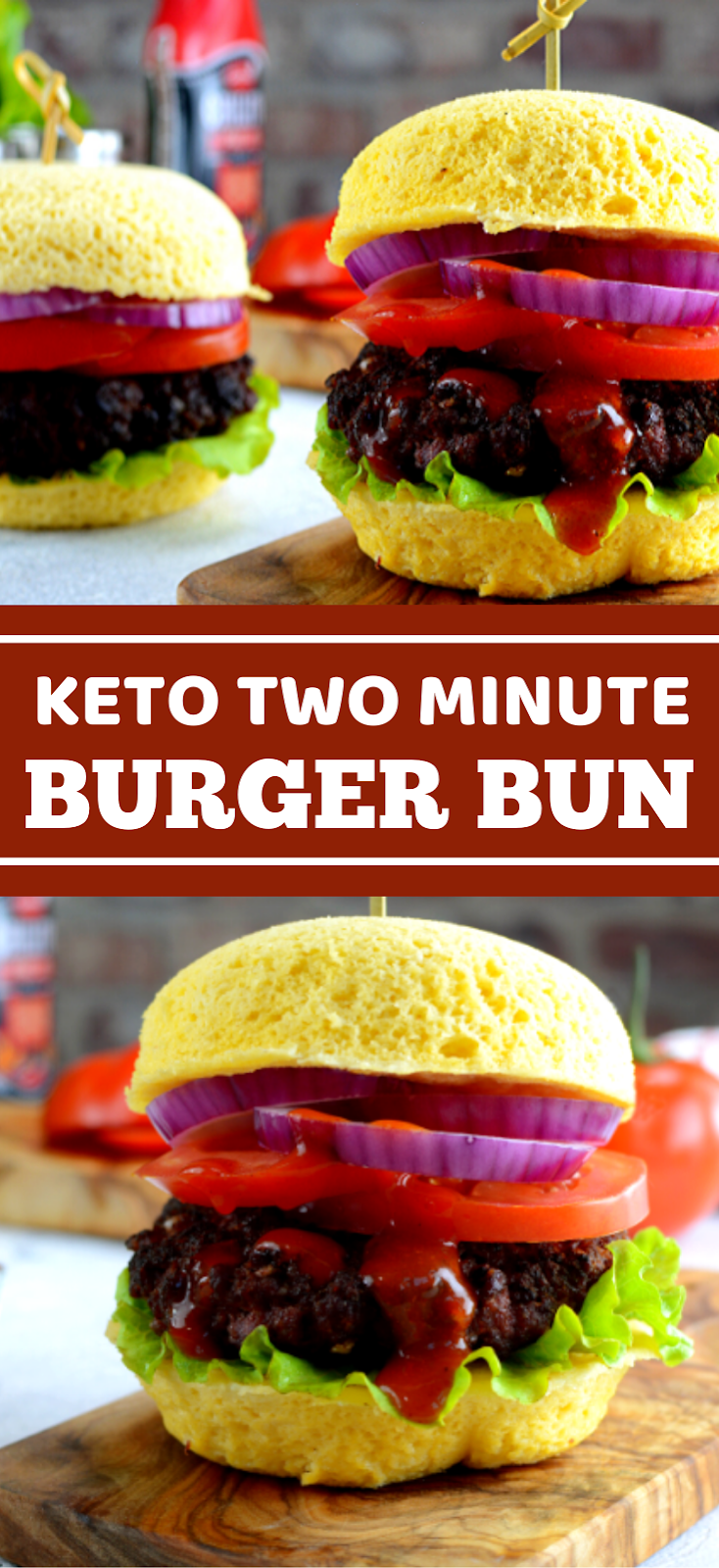 Keto Two Minute Burger Bun Recipe