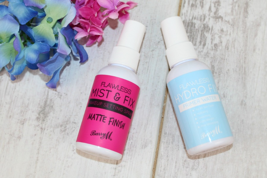 Barry M Setting Sprays and Primer Water Review & Photos Pink Paradise