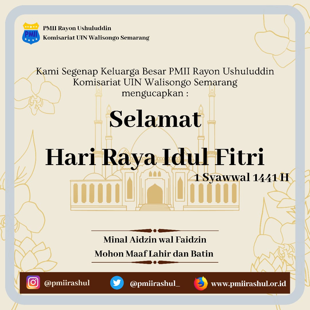 Di Hari Raya Merenungi Makna Citra Diri Pmii Rashul