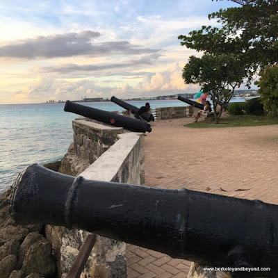 cannon at Charles Fort at Hilton Barbados Resort in Barbados