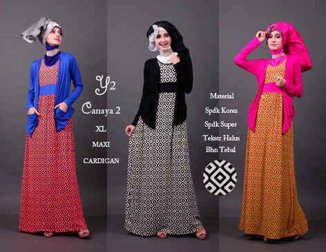 Desain Baju Muslim Wanita Terbaru untuk Lebaran Foto 
