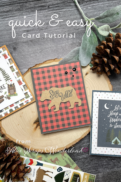 Quickly create multiple invitations that look amazing with a handful of pocket cards, some matching patterned paper and cardstock! #scrapbooking #cardmaking #papercrafting #diy #easy #handmade