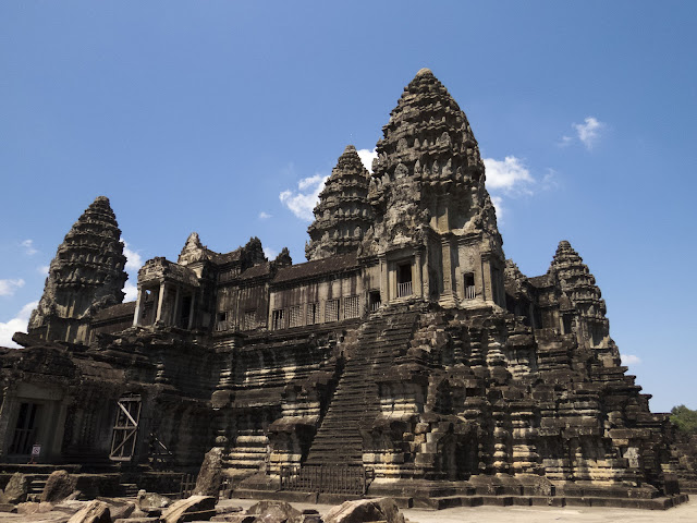 Angkor Wat temple  near Siem Reap in Cambodia