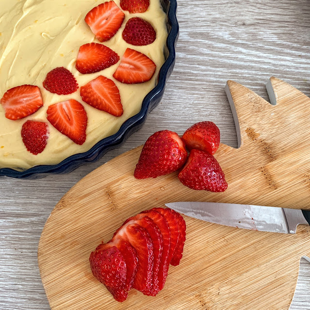 recette facile de gâteau aux fraises, food, les petites bulles de ma vie