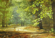 Joanna MilczewskaW parkumalarstwo akrylowepłótno 100 x 70 cm .