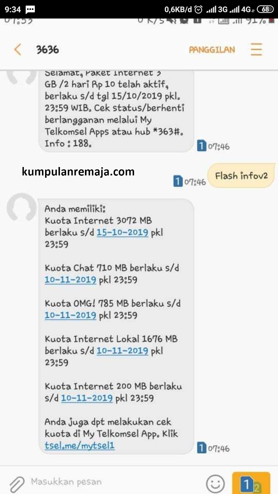 Bonus Kouta Gratis 3 Gb Telkomsel Dari Dunia Game Kumpulan