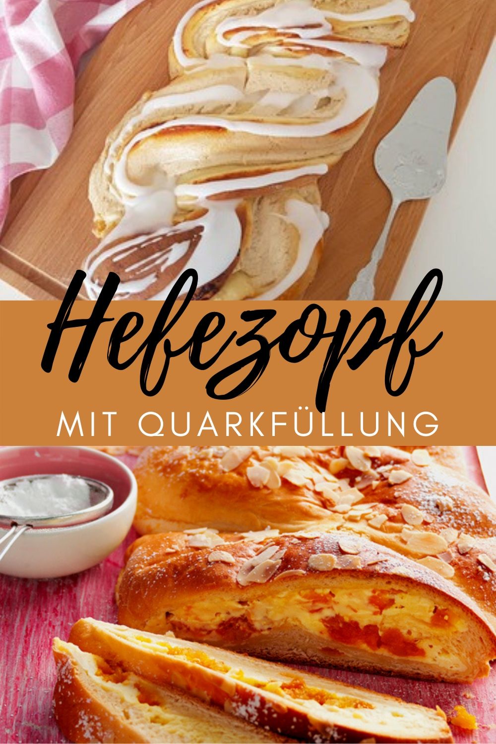 Hefezopf mit Quarkfüllung | New recipe