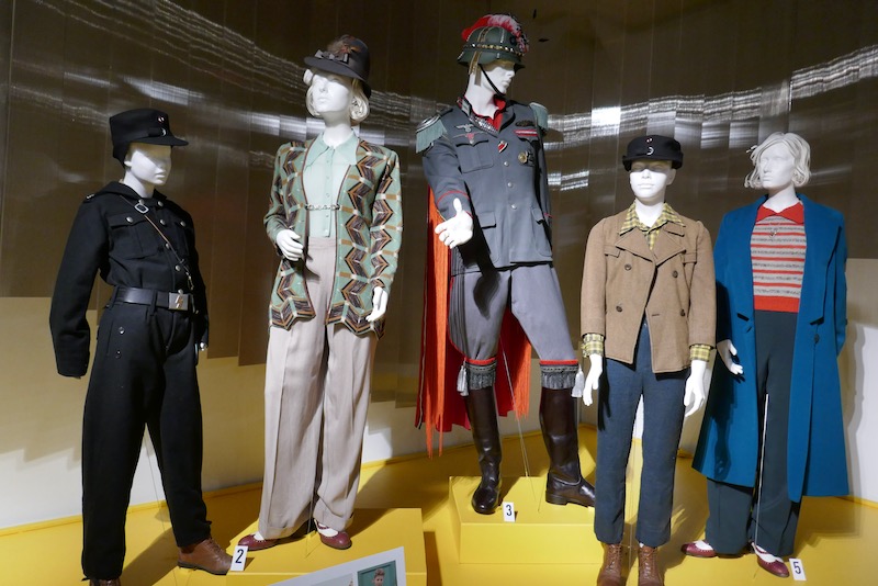 Hollywood Movie Costumes and Props Oscarnominated Jojo Rabbit movie costumes on display