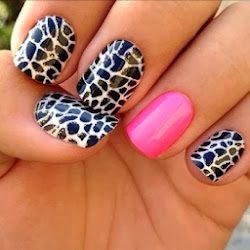 nail zebra cheetah