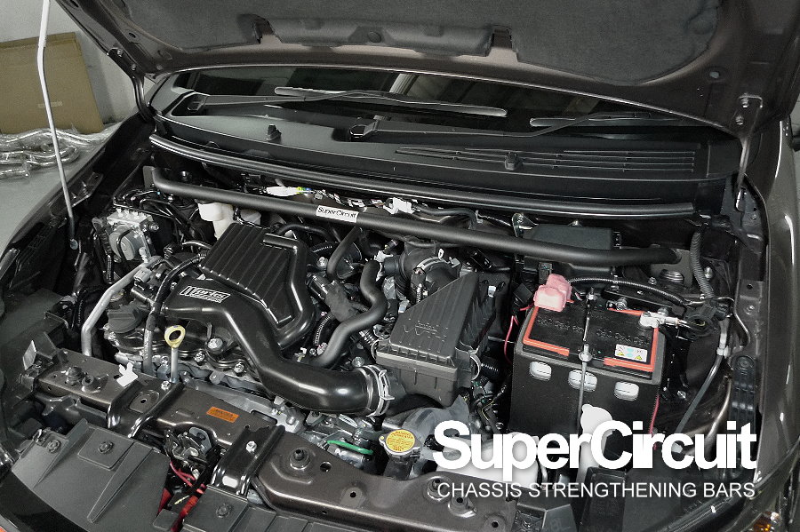 SUPERCIRCUIT CHASSIS STRENGTHENING BARS Perodua Bezza Front Strut Bar