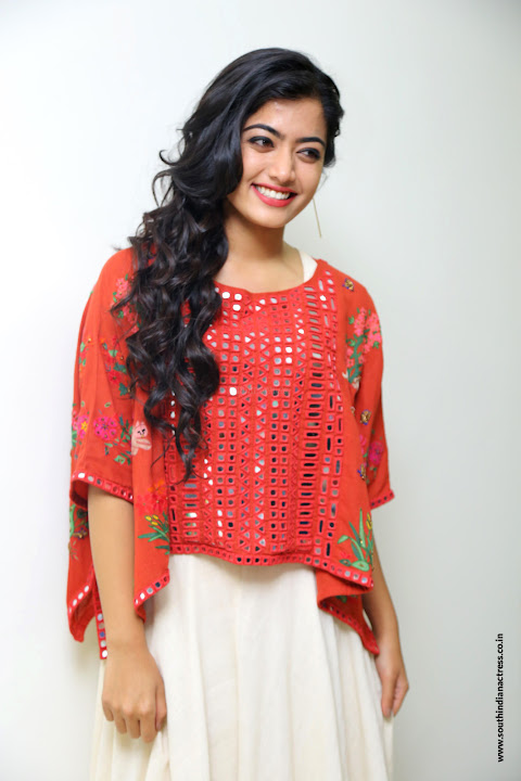 Rashmika Mandanna at Chalo teaser launch