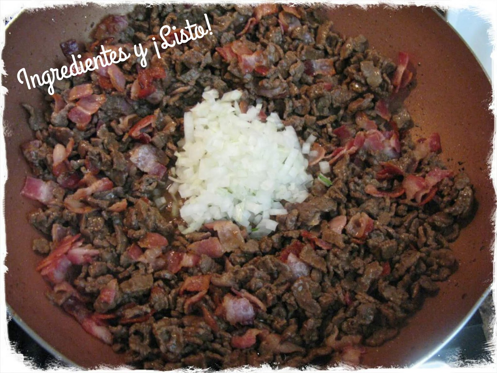 Ingredientes y ¡Listo!: Discada de Res Picada y Tocino