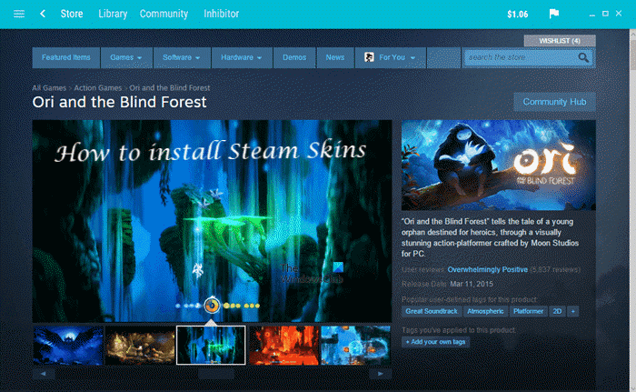 Hoe Steam Skins te installeren